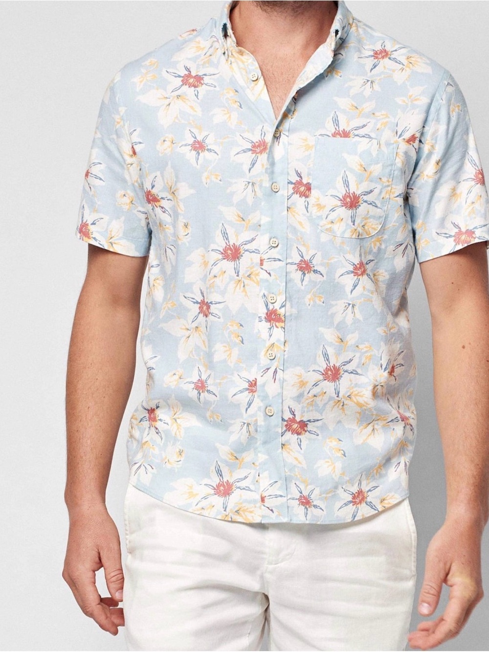 Faherty Short-Sleeve Breeze Shirt